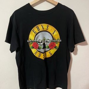 Guns N' Roses Mens Classic Bullet Rock & Roll T-Shirt Size M #0118
